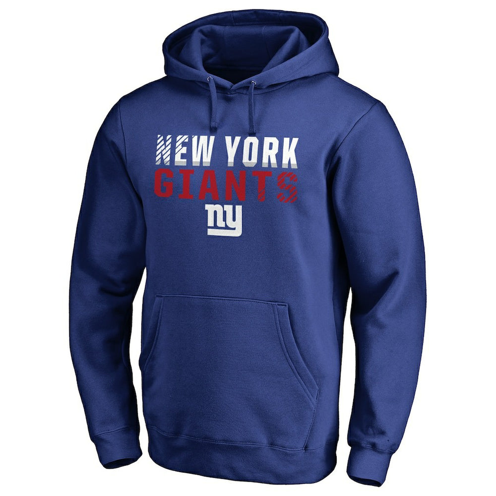 New York Giants  Iconic Collection Fade Out Pullover Hoodie