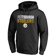 Pittsburgh Steelers  Iconic Collection Fade Out Pullover Hoodie