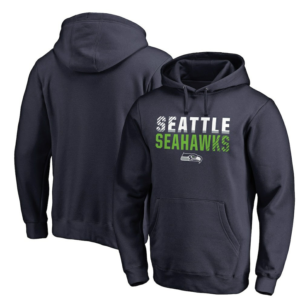 Seattle Seahawks  Iconic Collection Fade Out Pullover Hoodie