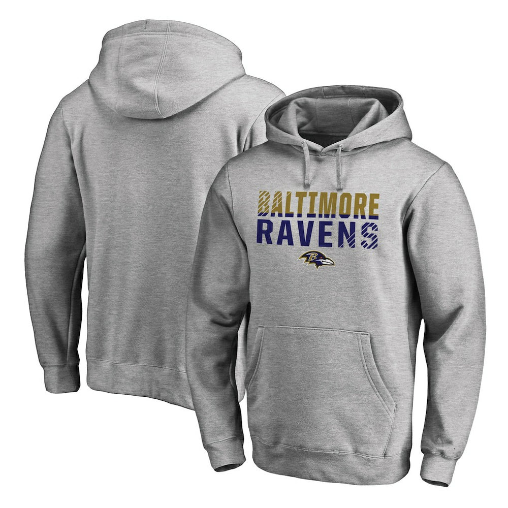 Baltimore Ravens  Iconic Collection Fade Out Pullover Hoodie