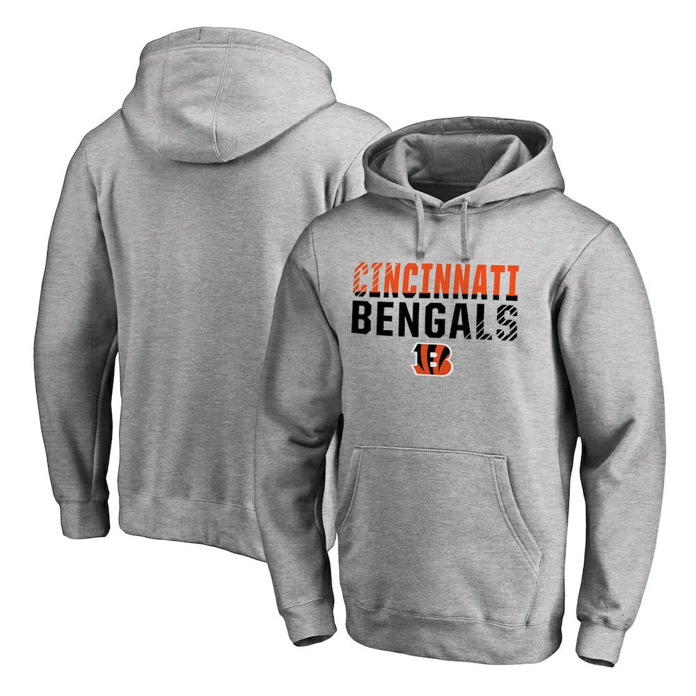 Cincinnati Bengals  Iconic Collection Fade Out Pullover Hoodie
