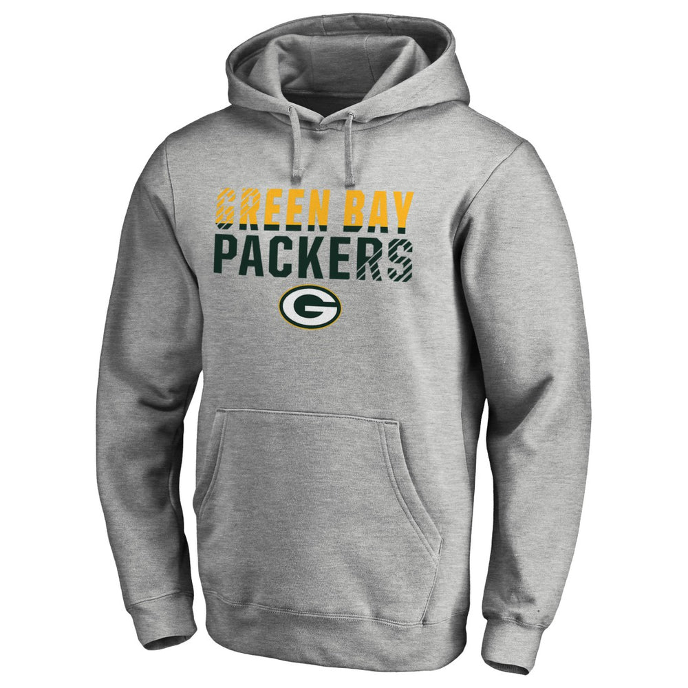Green Bay Packers  Iconic Collection Fade Out Pullover Hoodie