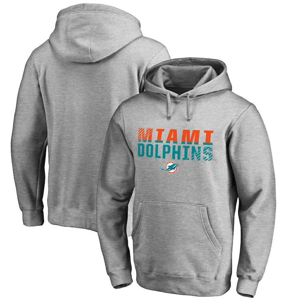 Miami Dolphins  Iconic Collection Fade Out Pullover Hoodie
