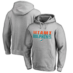Miami Dolphins  Iconic Collection Fade Out Pullover Hoodie