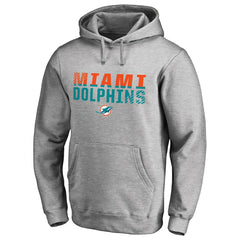 Miami Dolphins  Iconic Collection Fade Out Pullover Hoodie