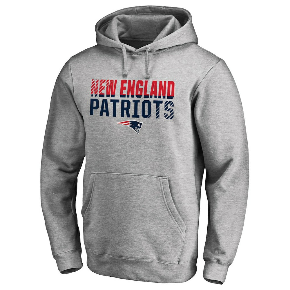 New England Patriots  Iconic Collection Fade Out Pullover Hoodie