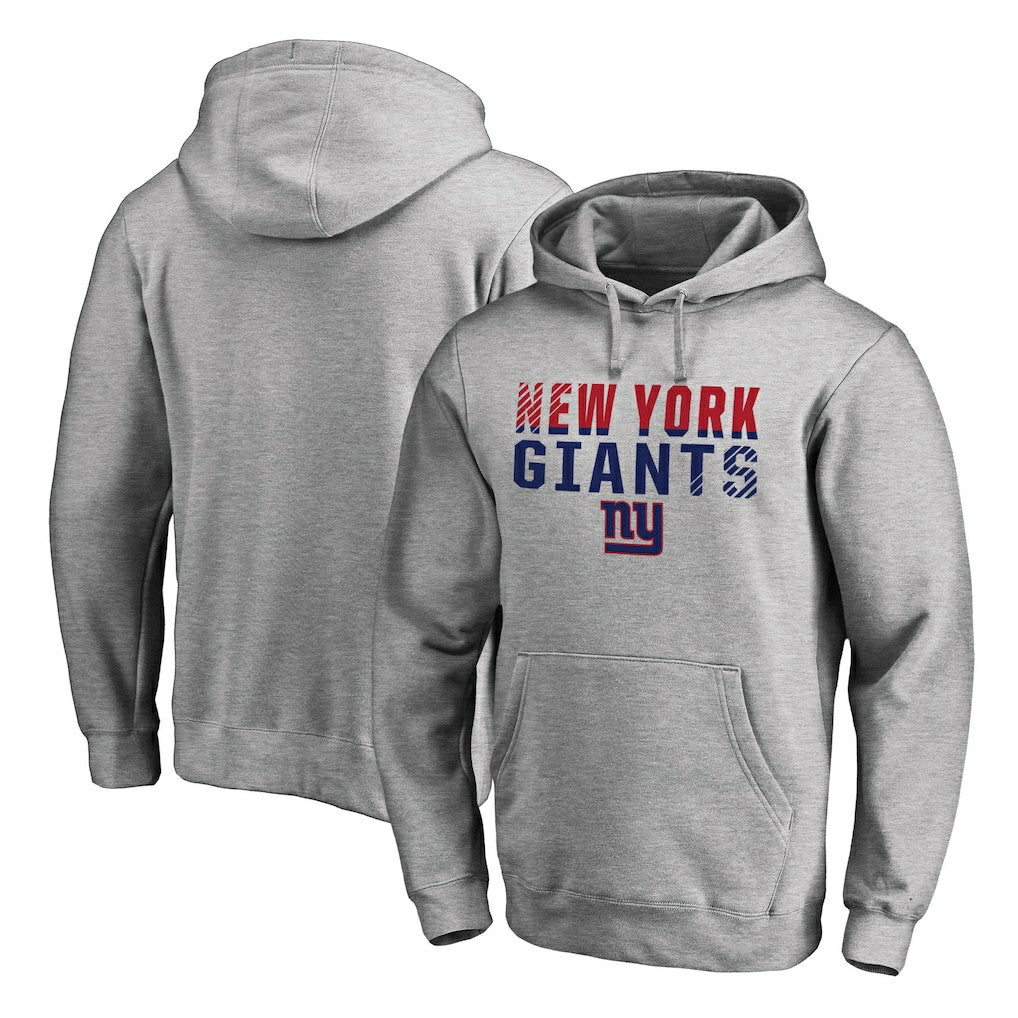 New York Giants  Iconic Collection Fade Out Pullover Hoodie