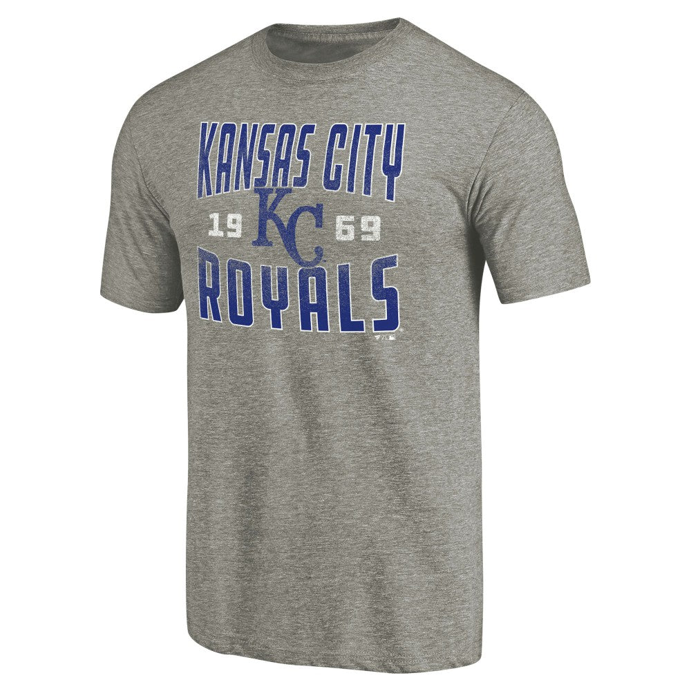 Kansas City Royals Cooperstown Collection Antique Stack Tri-Blend T-Shirt | MLB US