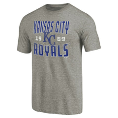 Kansas City Royals Cooperstown Collection Antique Stack Tri-Blend T-Shirt | MLB US
