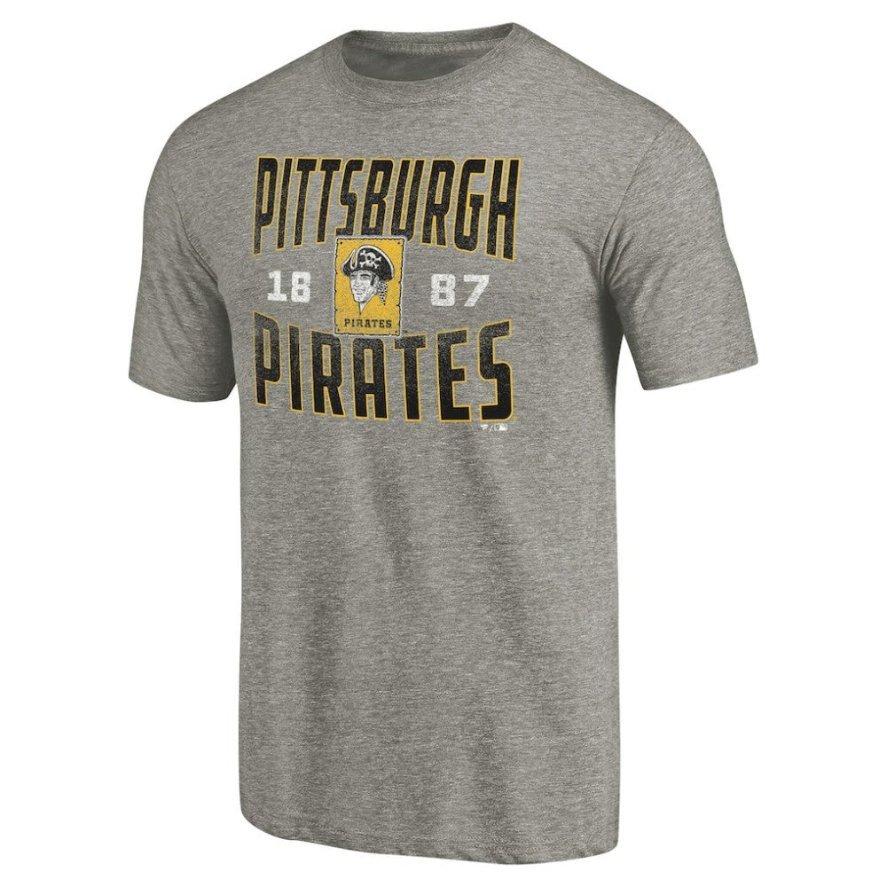 Pittsburgh Pirates Cooperstown Collection Antique Stack Tri-Blend T-Shirt | MLB Near me