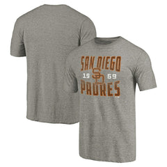 San Diego Padres Cooperstown Collection Antique Stack Tri-Blend T-Shirt | MLB Outlet