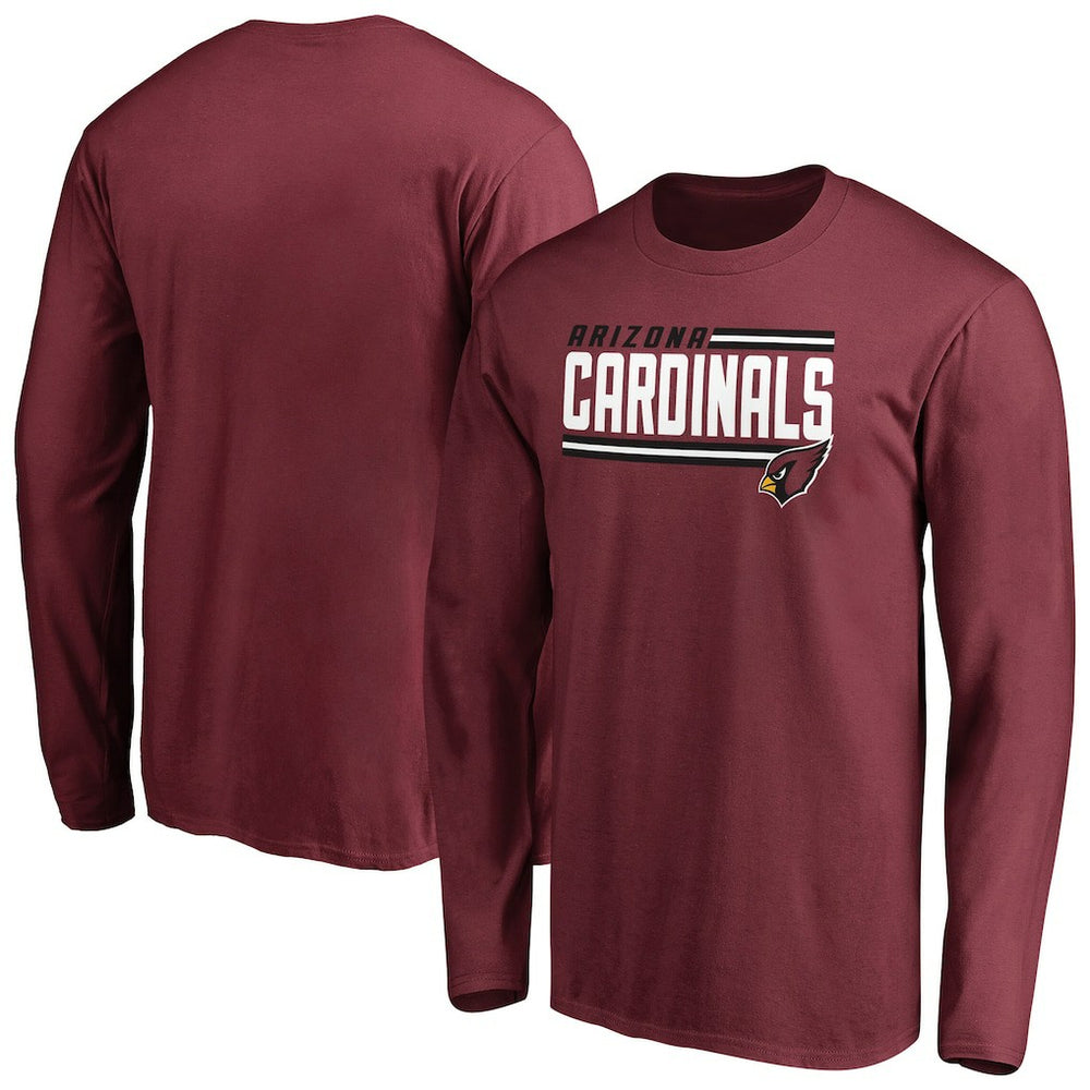 Arizona Cardinals  Iconic Collection On Side Stripe Long Sleeve T-Shirt
