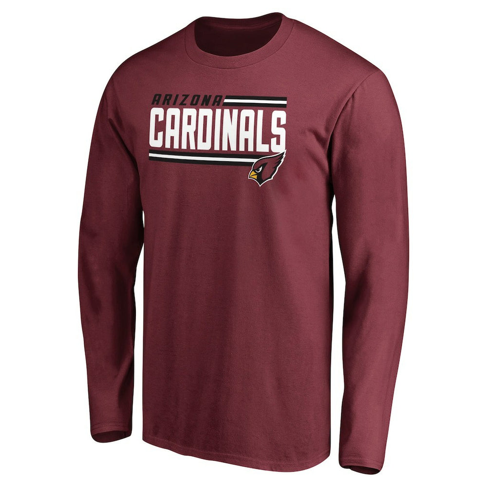Arizona Cardinals  Iconic Collection On Side Stripe Long Sleeve T-Shirt