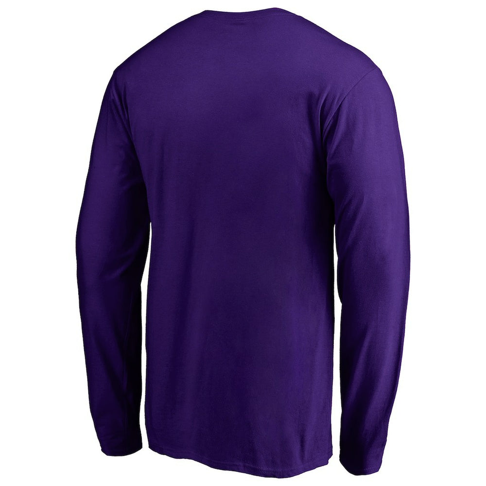 Baltimore Ravens  Iconic Collection On Side Stripe Long Sleeve T-Shirt
