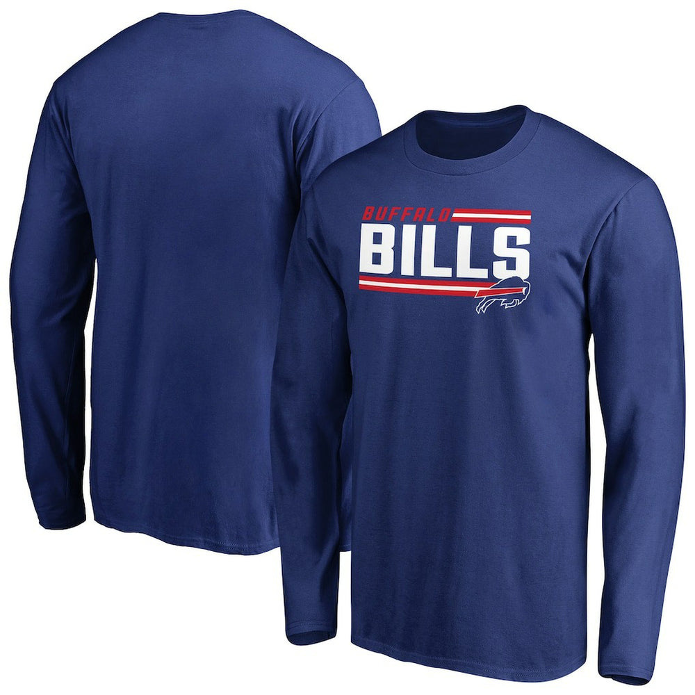 Buffalo Bills  Iconic Collection On Side Stripe Long Sleeve T-Shirt