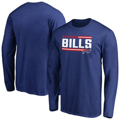 Buffalo Bills  Iconic Collection On Side Stripe Long Sleeve T-Shirt