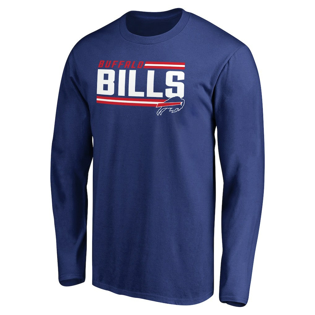 Buffalo Bills  Iconic Collection On Side Stripe Long Sleeve T-Shirt