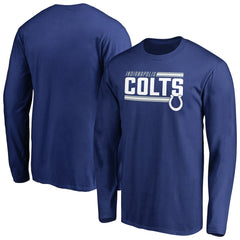 Indianapolis Colts  Iconic Collection On Side Stripe Long Sleeve T-Shirt