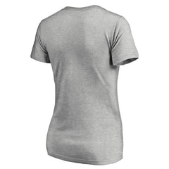 Seattle Seahawks  Women's Iconic Collection On Side Stripe V-Neck T-Shirt