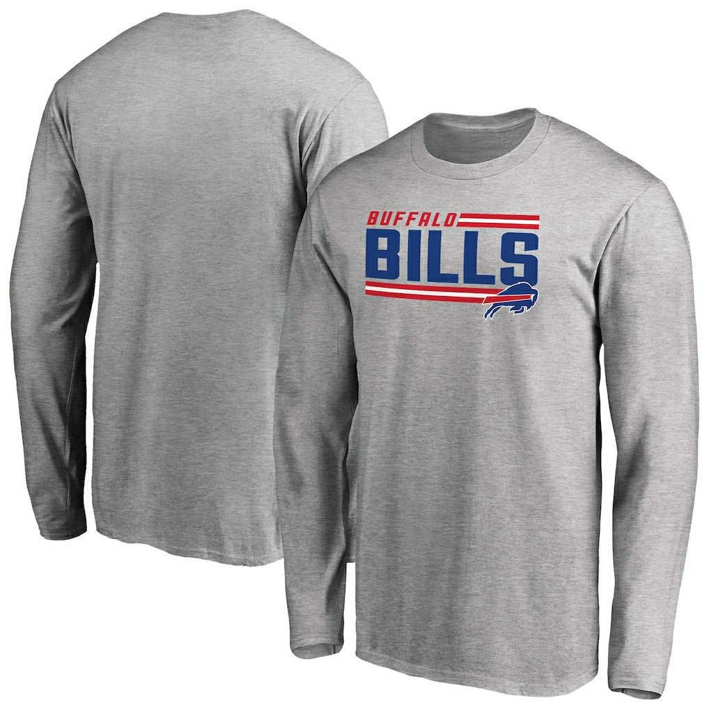 Buffalo Bills  Iconic Collection On Side Stripe Long Sleeve T-Shirt
