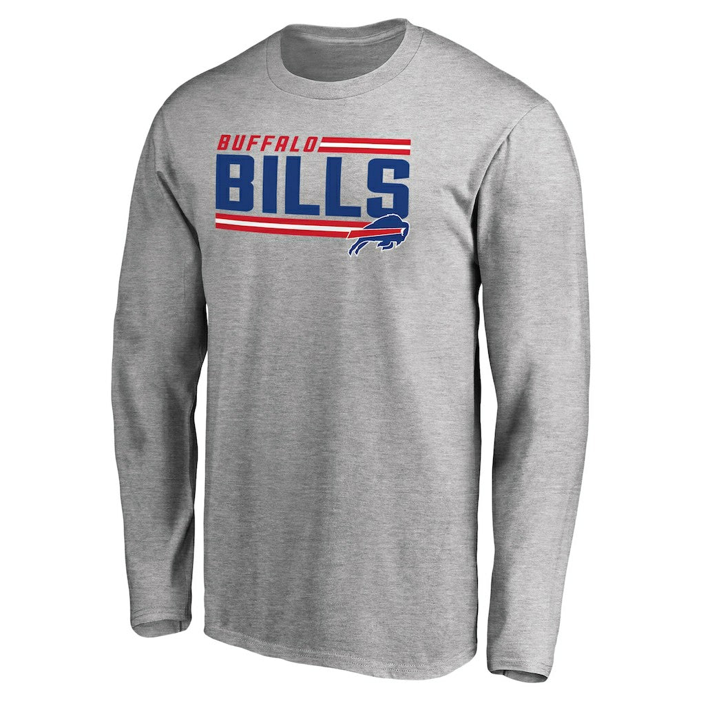Buffalo Bills  Iconic Collection On Side Stripe Long Sleeve T-Shirt