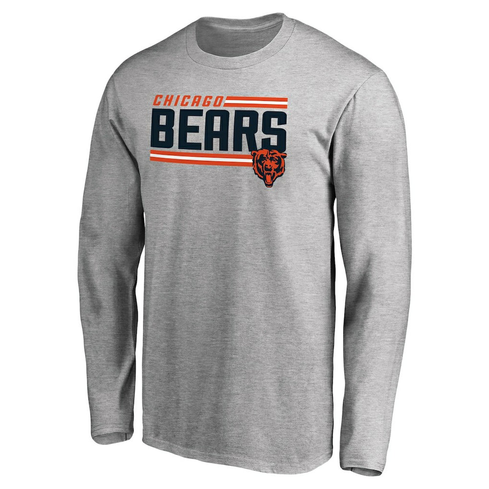 Chicago Bears  Iconic Collection On Side Stripe Long Sleeve T-Shirt
