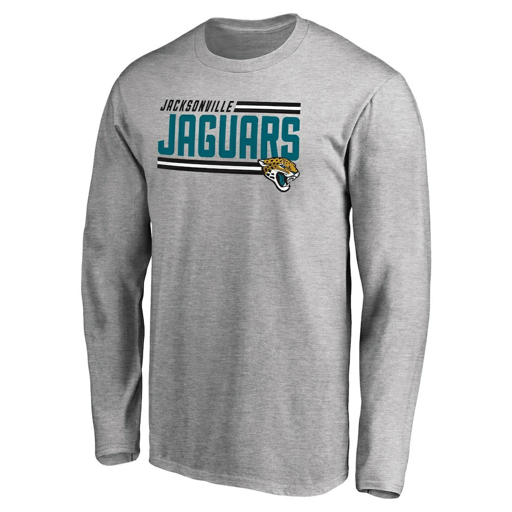 Jacksonville Jaguars  Iconic Collection On Side Stripe Long Sleeve T-Shirt