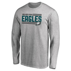 Philadelphia Eagles  Iconic Collection On Side Stripe Long Sleeve T-Shirt