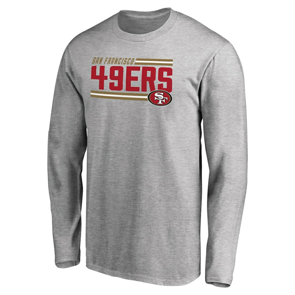 San Francisco 49ers  Iconic Collection On Side Stripe Long Sleeve T-Shirt