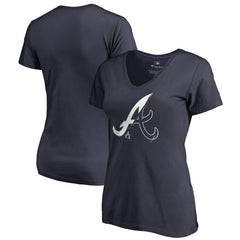 Atlanta Braves Women's X-Ray V-Neck T-Shirt | MLB Outlet