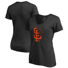 San Francisco Giants Women's X-Ray V-Neck T-Shirt | MLB For sale