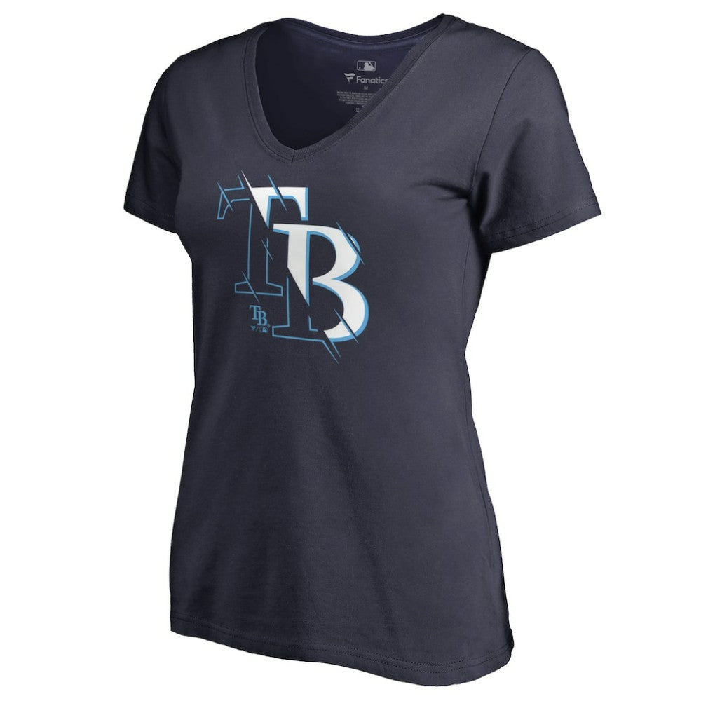 Tampa Bay Rays Women's X-Ray V-Neck T-Shirt | MLB Online