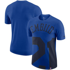 Joel Embiid Philadelphia 76ers Oversized Name & Number T-Shirt New