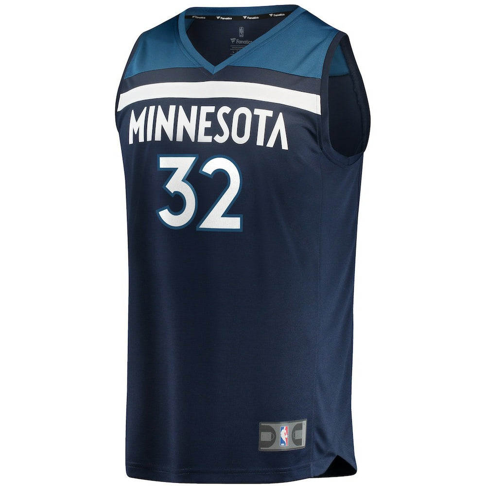Karl-Anthony Towns Minnesota Timberwolves Fast Break Replica Player Jersey Navy Discount