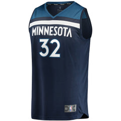 Karl-Anthony Towns Minnesota Timberwolves Fast Break Replica Player Jersey Navy Discount