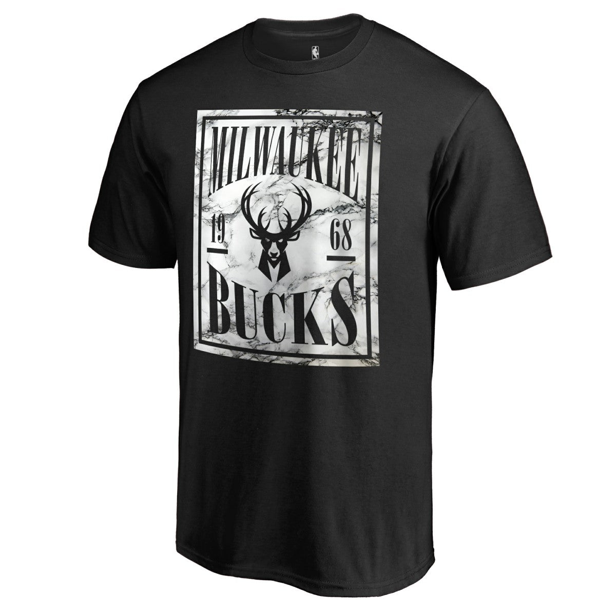 Milwaukee Bucks Black Court Vision T-Shirt shop For Sale