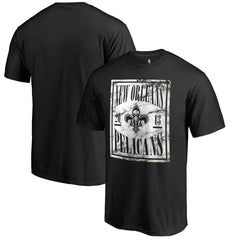 New Orleans Pelicans Black Court Vision T-Shirt on sale Discount