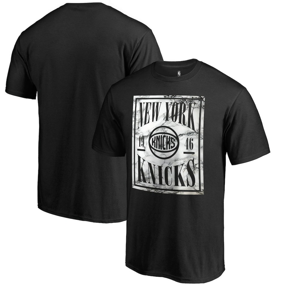 New York Knicks Black Court Vision T-Shirt outlet Discount