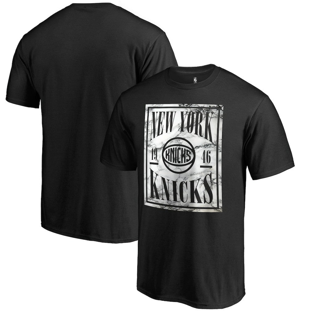 New York Knicks Black Court Vision T-Shirt outlet Discount