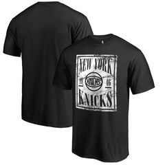 New York Knicks Black Court Vision T-Shirt outlet Discount