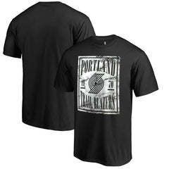 Portland Trail Blazers Black Court Vision T-Shirt discount On Sale