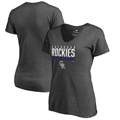 Colorado Rockies Women's Win Stripe V-Neck T-Shirt | MLB Shop