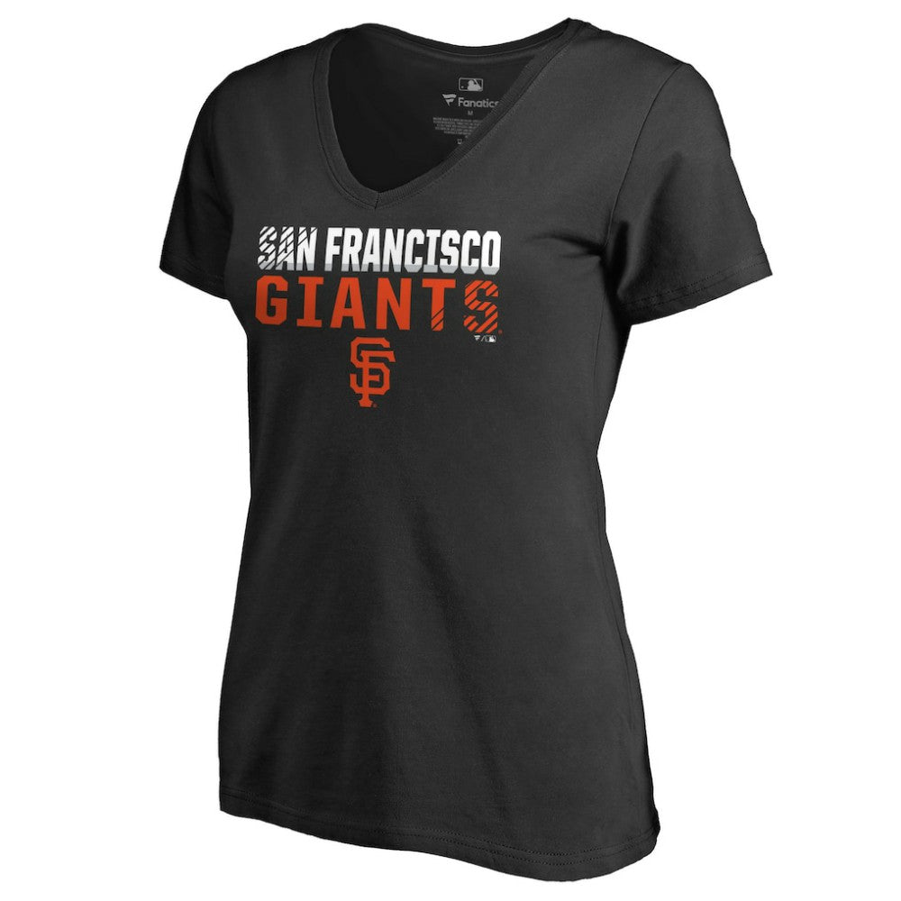 San Francisco Giants Women's Fade Out V-Neck T-Shirt | MLB Sale