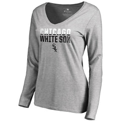 Chicago White Sox Women's Fade Out V-Neck Long Sleeve T-Shirt | MLB Shop