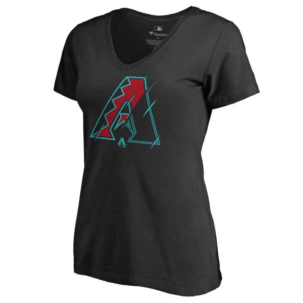 Arizona Diamondbacks Women's X-Ray V-Neck T-Shirt | MLB New