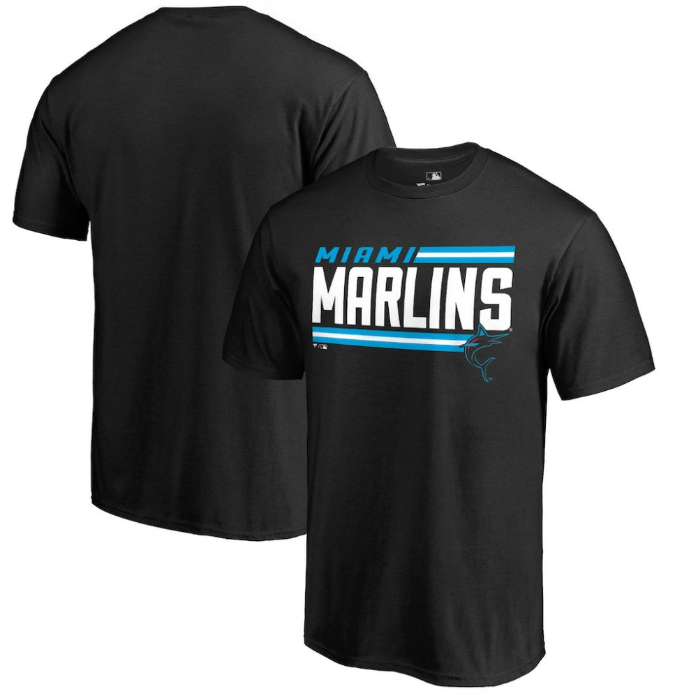 Miami Marlins Onside Stripe T-Shirt | MLB Shop