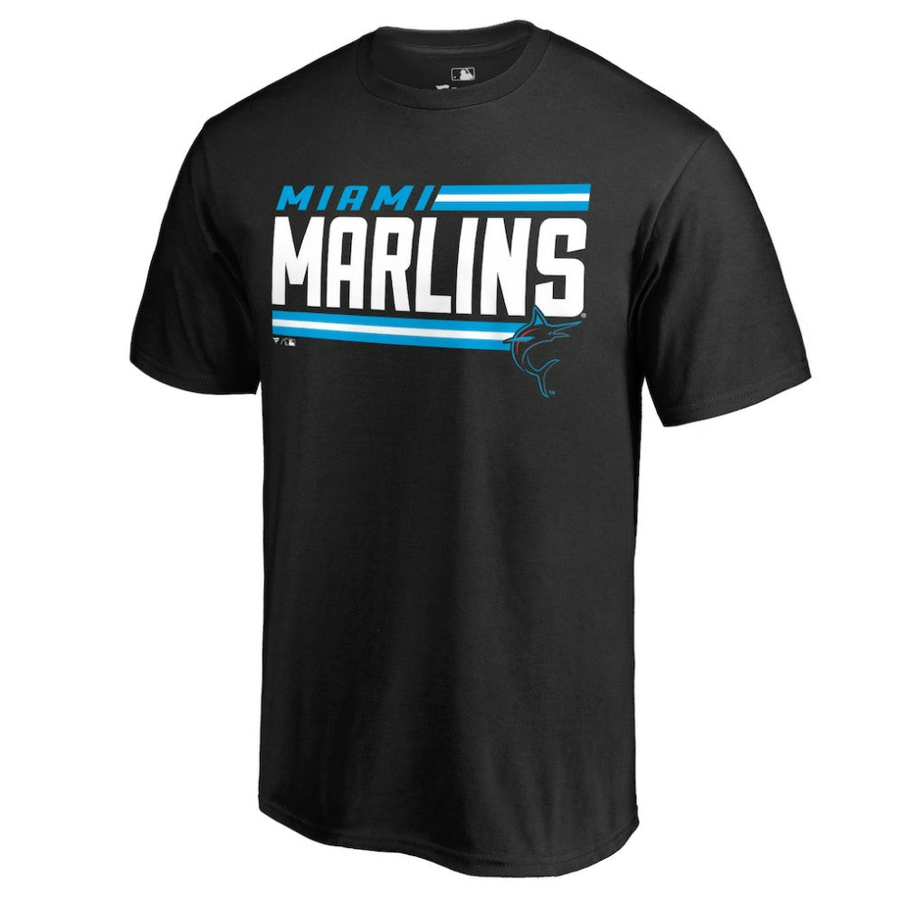 Miami Marlins Onside Stripe T-Shirt | MLB Shop