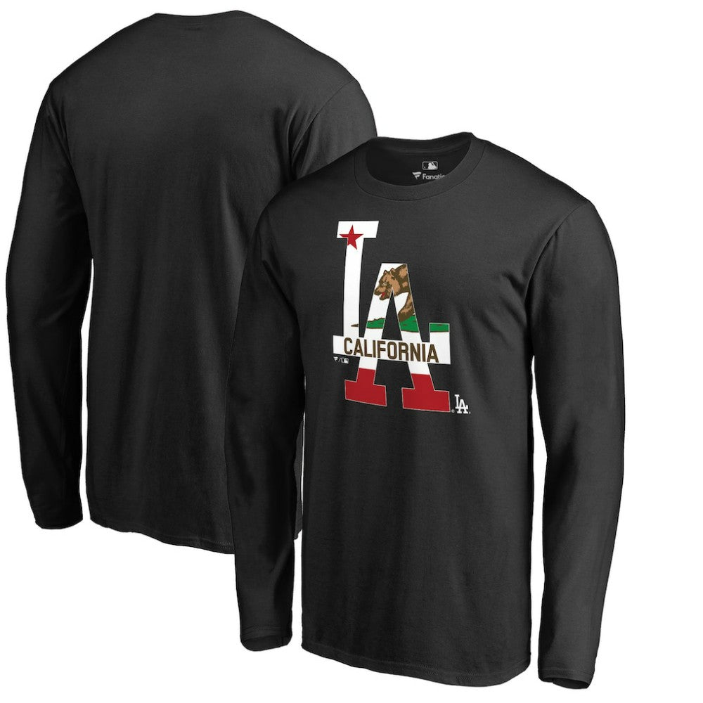 Los Angeles Dodgers Hometown Collection Cali Flag Long Sleeve T-Shirt | MLB Shop