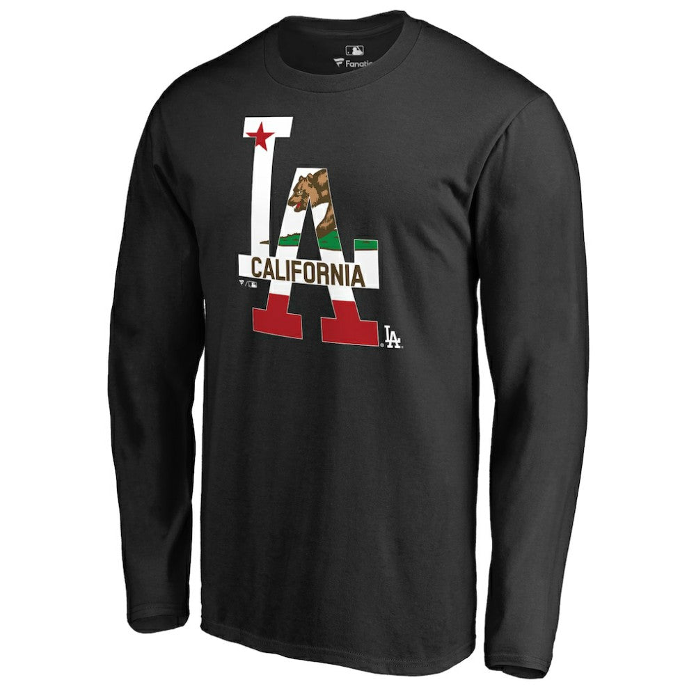Los Angeles Dodgers Hometown Collection Cali Flag Long Sleeve T-Shirt | MLB Shop