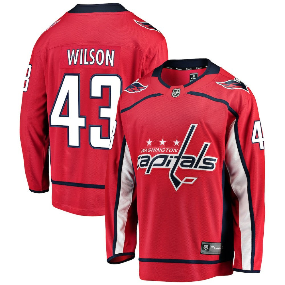 Tom Wilson Washington Capitals Fanatics Home Breakaway Player Jersey For Sale